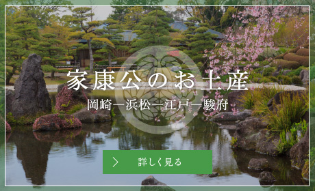 家康公のお土産 岡崎―浜松―江戸―駿府