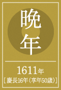 晩年 1611年 [ 慶長16年（享年50歳）]