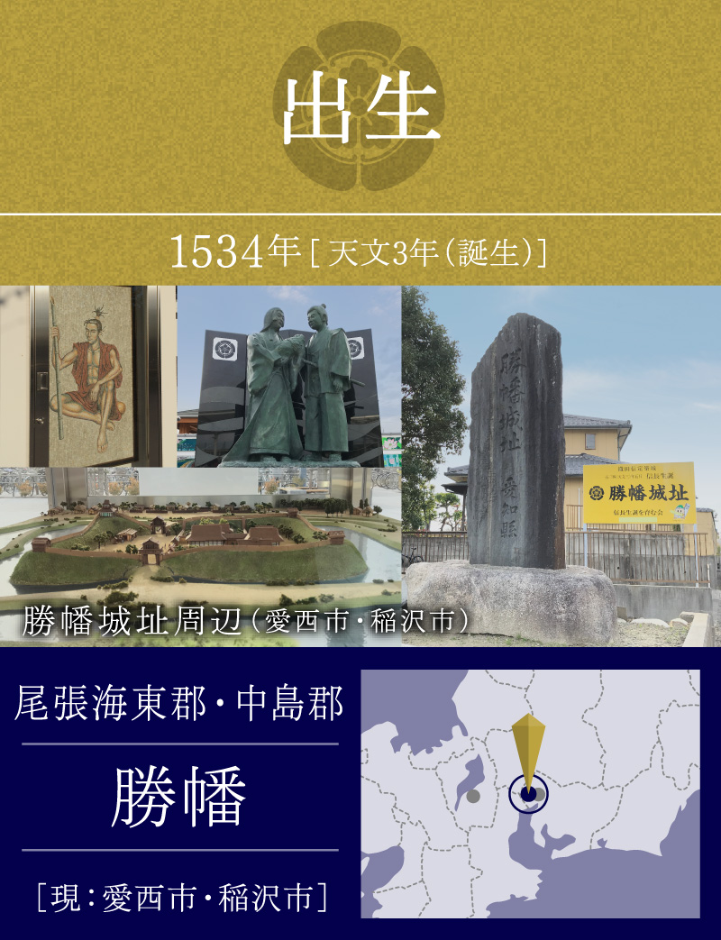 出生 1534年[ 天文3年（誕生）]